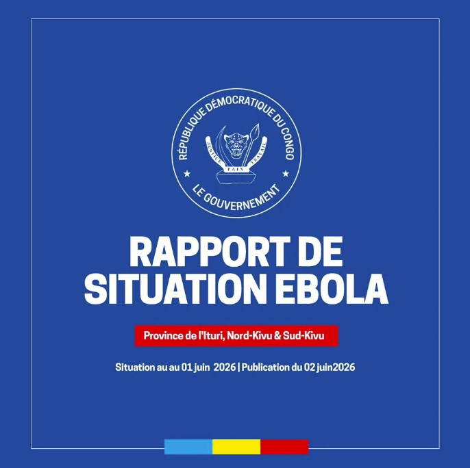 RDC : L'épidémie progresse à l'Est avec 344 cas confirmés et une létalité de 17,4 %.